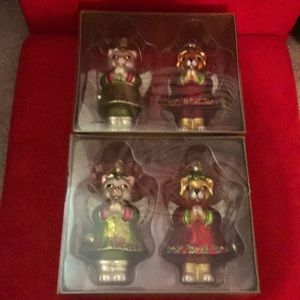 Amc NY vintage ornaments! 2 Sets!